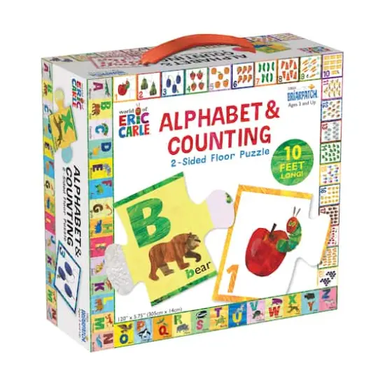 The World of Eric Carle Alphabet & Counting 26 Piece 2-Sided Floor Puzzle {1}