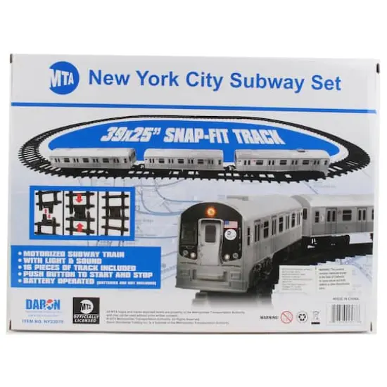 Daron New York MTA New York City Battery Operated Train Set {5}