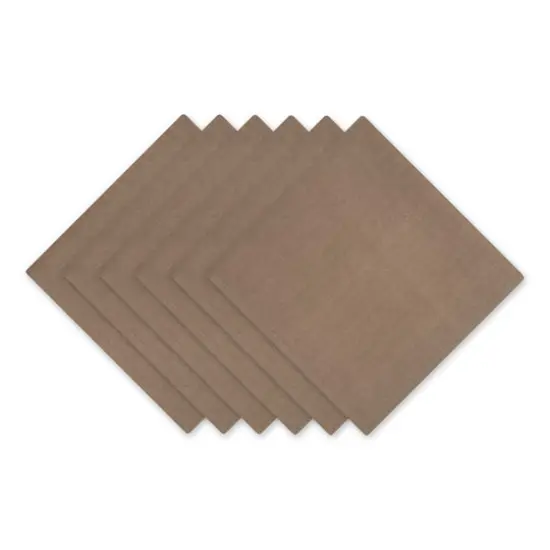 DII&reg; Oversized Napkin, 6ct. Mushroom {1}