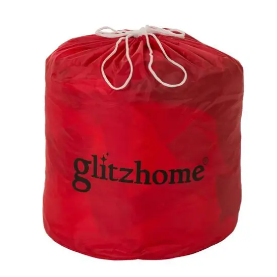Glitzhome&reg; 7ft. LED Inflatable Santa Sleigh {7}