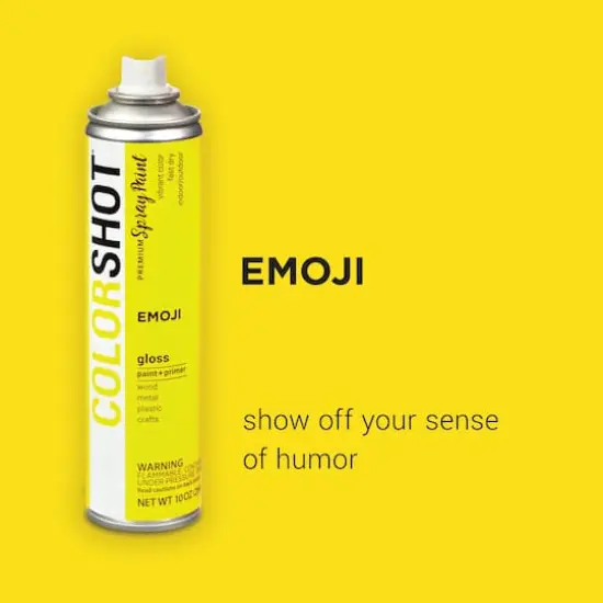 COLORSHOT&reg; Premium Gloss Spray Paint Emoji {3}