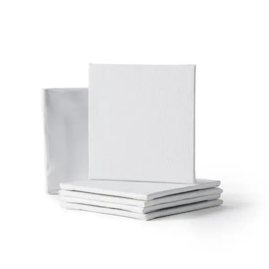 6 Pack 3" x 3"&nbsp;Mini Canvas Panels by Artist's Loft&trade; Necessities&trade; White {1}