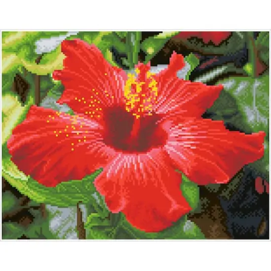 Diamond Dotz&reg; Intermediate Hibiscus in Bloom Diamond Painting Kit {3}