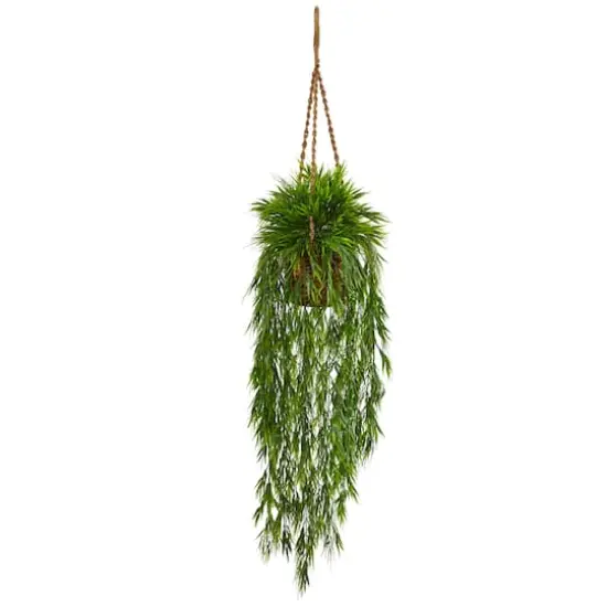 3.5ft. Bamboo Plant Hanging Basket {1}