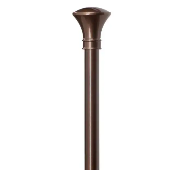 Home Details Trumpet Curtain Rod Bronze {4}
