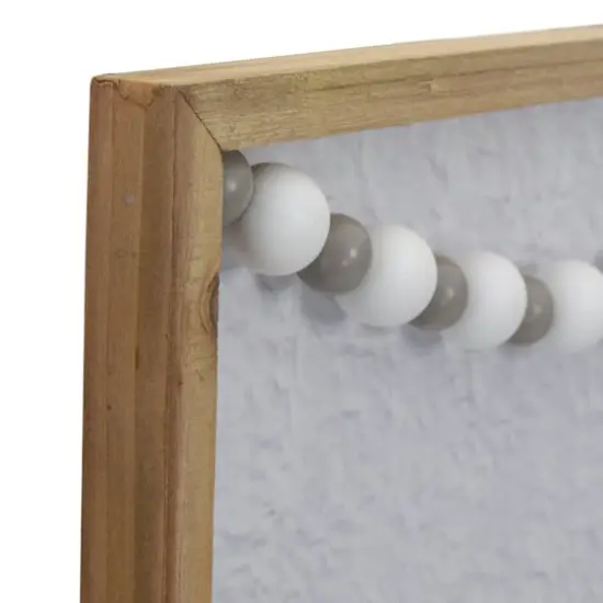 Beaded "There is Always a Reason to Smile" Wall D&eacute;cor {5}