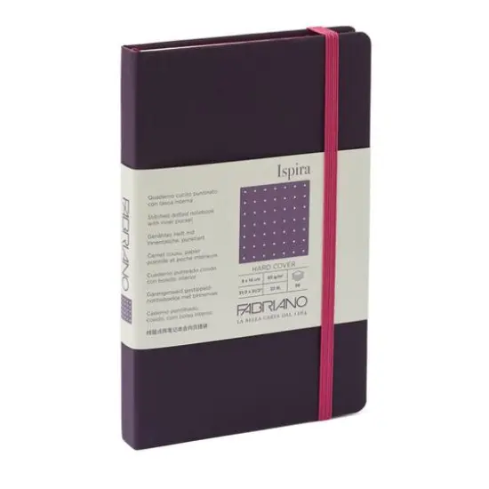 Fabriano&reg; Ispira Dotted Hardcover Notebook Purple {1}