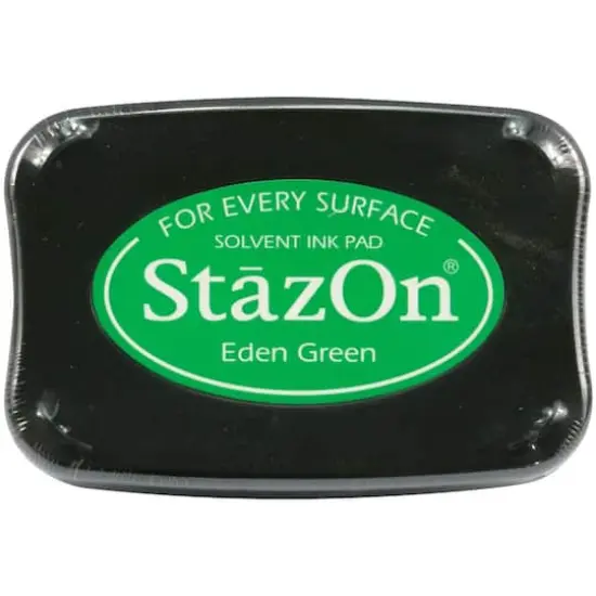StazOn&reg; Solvent Ink Pad Eden Green {1}