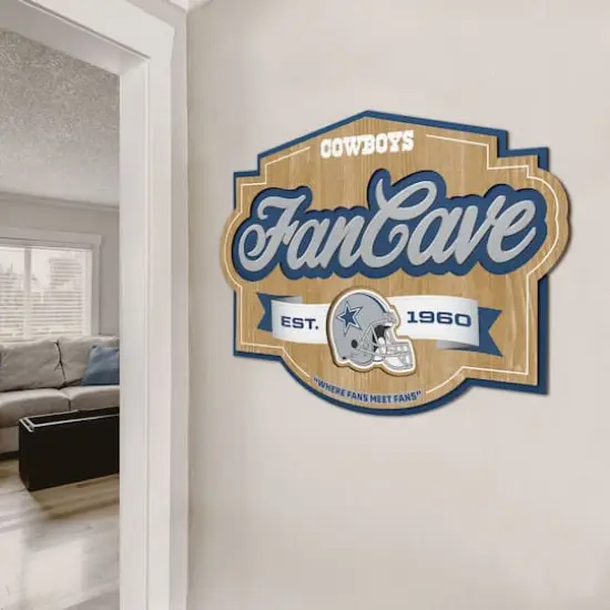 NFL Fan Cave Sign Dallas Cowboys {4}