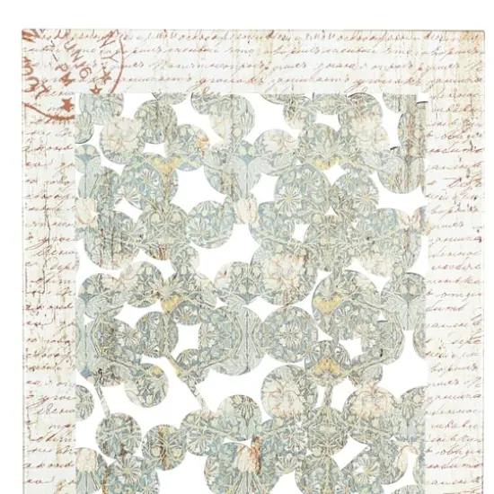 Beige Farmhouse Tree Metal Wall Decor, 36" x 12" {4}