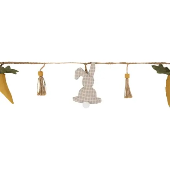 3.5ft. Plush Easter Rabbit & Carrot Twine Garland  {1}