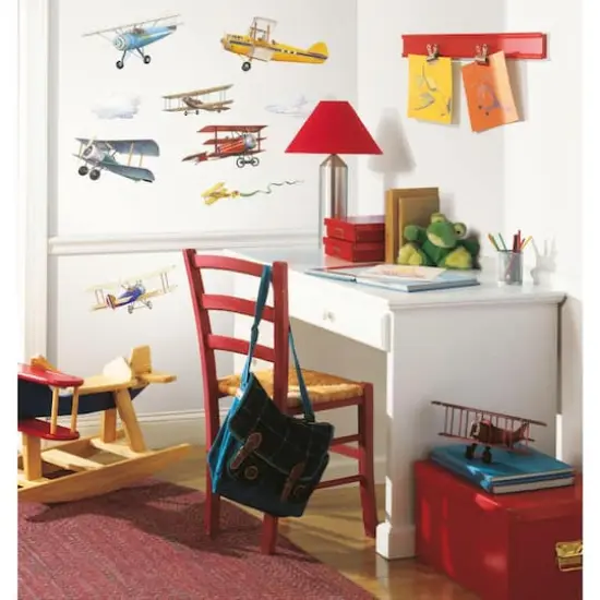 RoomMates Vintage Planes Peel & Stick Wall Decals {4}