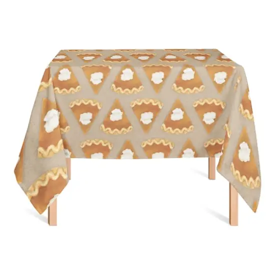 58" Pumpkin Pie Pattern Tablecloth {3}