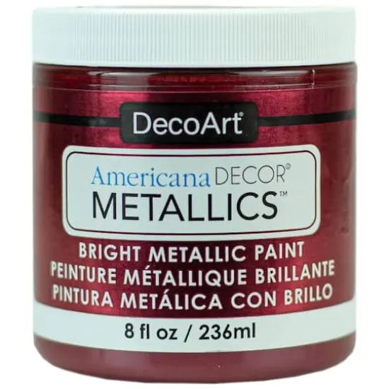 Americana Decor&reg; Metallics&trade; Paint Garnet {1}