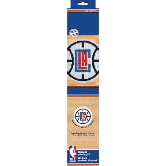 Camelot&reg; Dots Intermediate NBA Los Angeles Clippers Diamond Painting Kit {4}