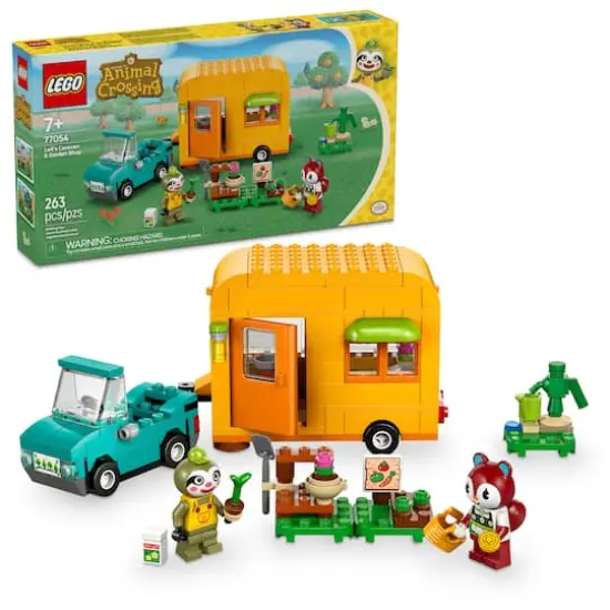 LEGO&reg; Animal Crossing&trade; Leif&rsquo;s Caravan & Garden Shop Building Kit 77054 {1}