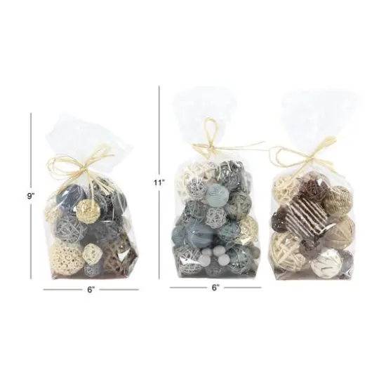 Mixed Dried Floral Country Orb Vase Filler, 3ct. {7}