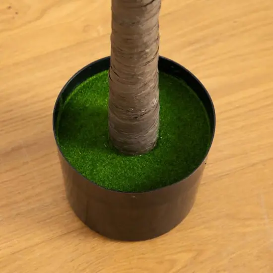 6ft. Potted Pre-Lit Artificial Olive Tree with Warm White LED Lights {6}