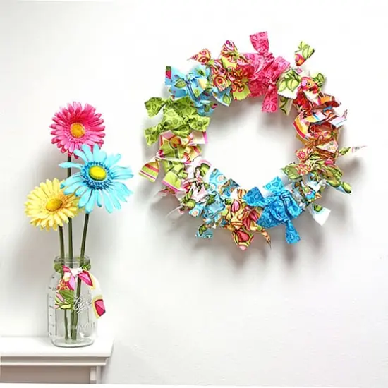 FloraCraft&reg; CraftFōM 16" White Extruded Wreath {7}