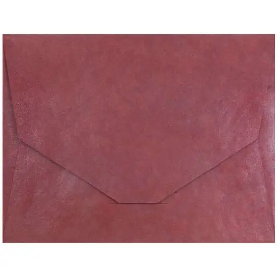 JAM Paper 10" x 13" Red Handmade Booklet Envelopes, 100ct. {1}