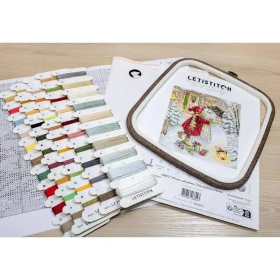 Letistitch Winter Playtime Counted Cross Stitch Kit {15}
