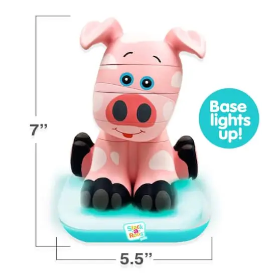 Stack-a-Roos Pals&trade; Baby Pig Stacking Animal Tower {4}