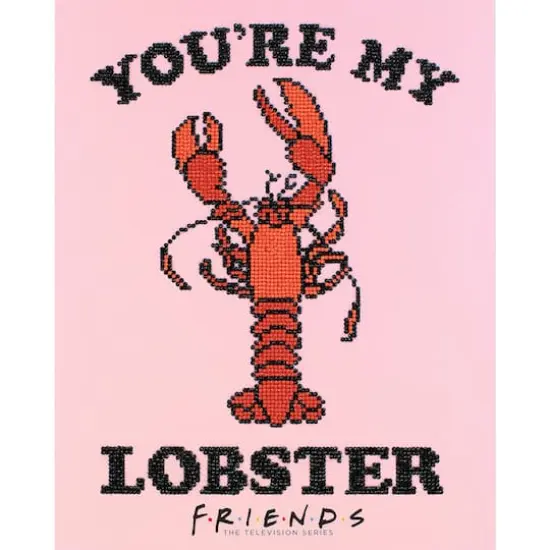 Camelot Dotz&reg; Intermediate You're My Lobster Diamond Painting Kit {1}