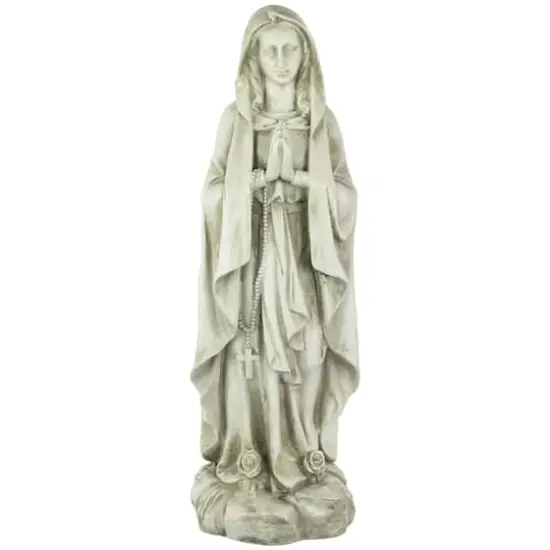 28" Religious Praying Virgin Mary Outdoor Garden Statue {1}