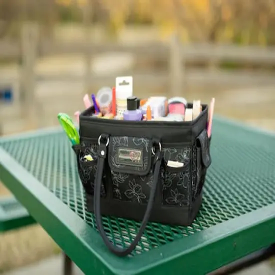 Everything Mary Black & White Deluxe Store & Tote {9}