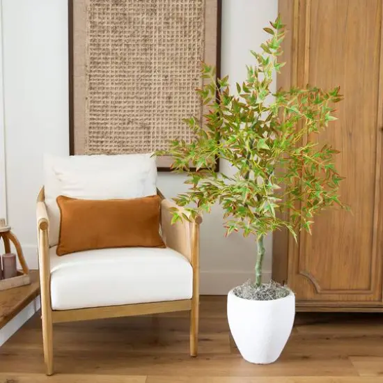 4ft. Autumn Nandina Artificial Fall Tree {7}