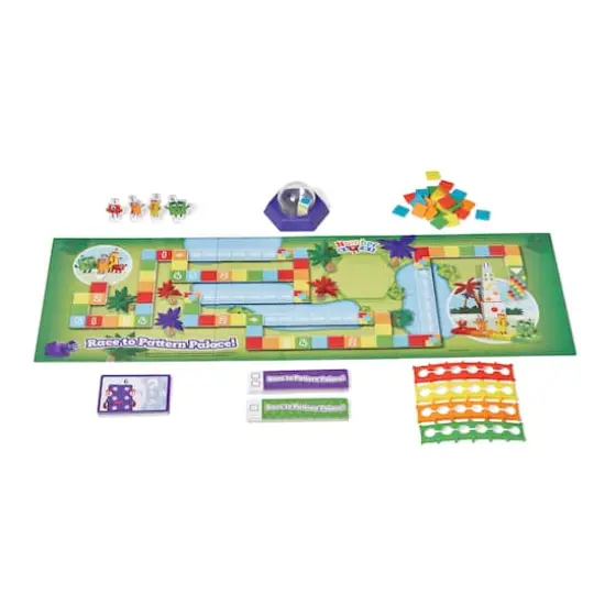 hand2mind Numberblocks&reg; Race to Pattern Palace Board Game Set {1}