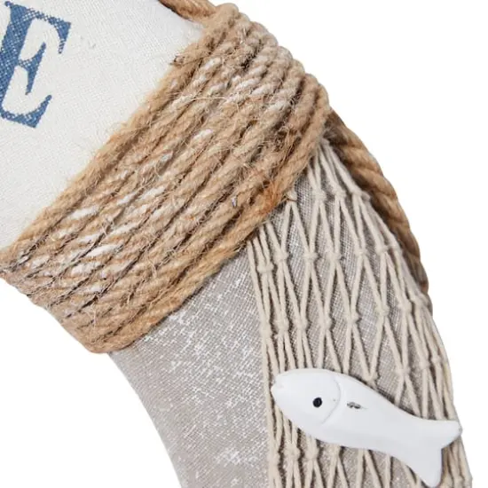 White Coastal Resin Wall Decor, 17" x 17" {6}