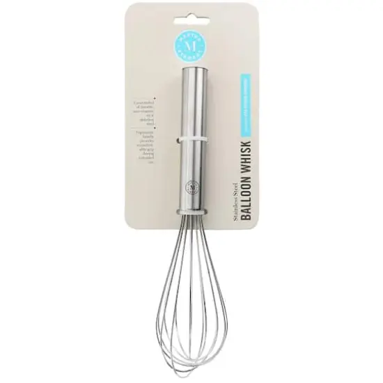Martha Stewart 9" Stainless Steel Balloon Whisk {5}