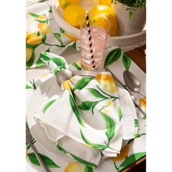 DII&reg; Lemon Bliss Print Outdoor Napkins, 6ct. {3}