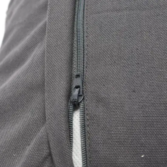 Hello Honey&reg; Gray Square Boucle Cotton Pillow Cover {4}