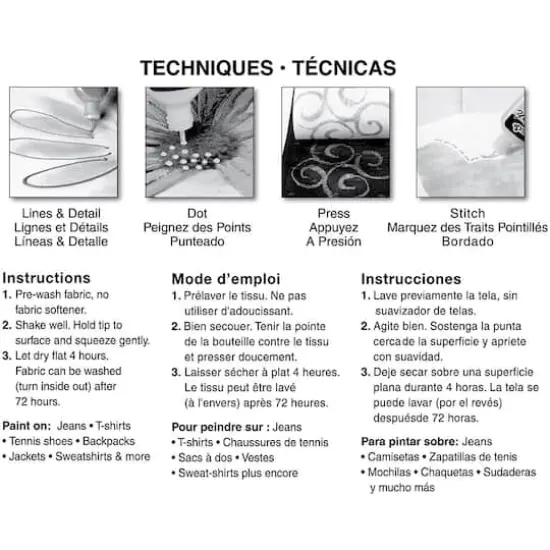 Tulip&reg; Dimensional Fabric Paint, Rainbow & Neon {5}