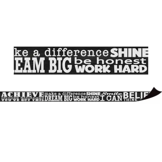 Teacher Created Resources Modern Farmhouse Positive Sayings Magnetic Border, 48ft. {3}