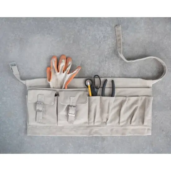 Hello Honey® Cotton Canvas Half Garden Apron with 8 Pockets {3}