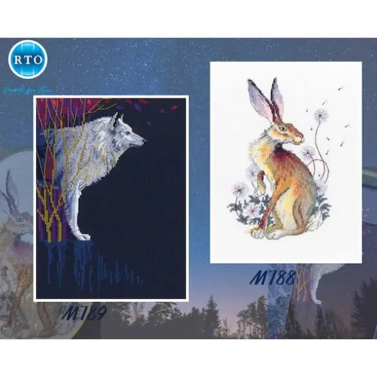 RTO Wolf Leader Cross Stitch Kit {4}