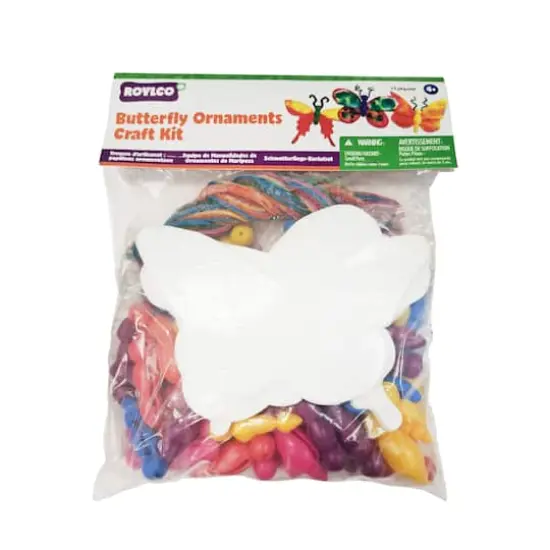 Roylco&reg; Butterfly Ornaments Kit {6}