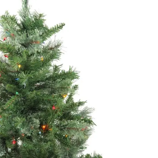 4ft. Pre-Lit Mixed Cashmere Pine Artificial Christmas Tree, Multicolor Lights {3}