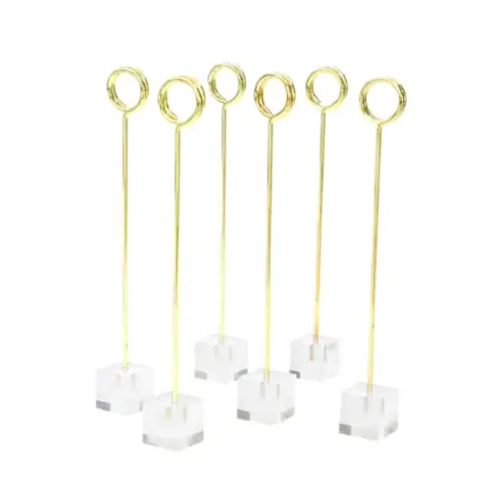 Clear Table Number Stands, 12ct. by Celebrate It&trade; {1}