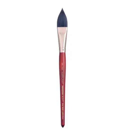 Princeton&trade; Neptune&trade; Synthetic Squirrel Oval Wash Watercolor Brush, Size 3/4 {1}