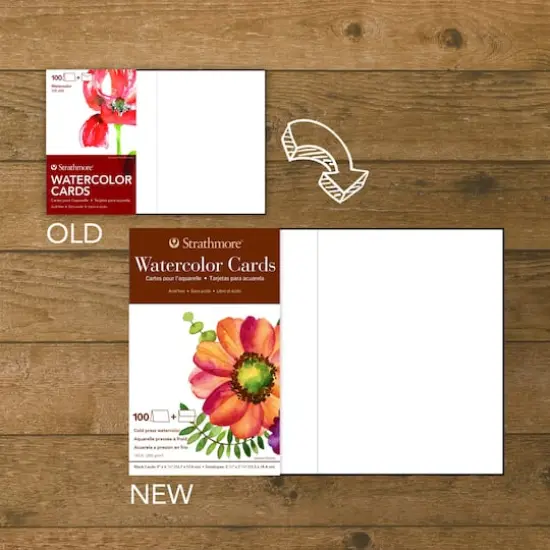 Strathmore&reg; 5" x 7" Watercolor Cards & Envelopes {3}