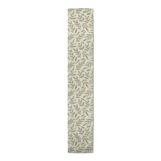 Rough Leaf Pattern 1 16" x 72" Poly Twill Table Runner {4}