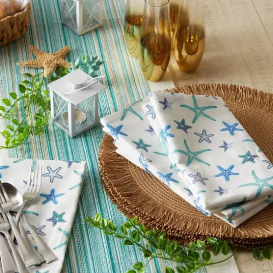 DII&reg; Starfish Cloth Dinner Napkins, 6ct. {8}