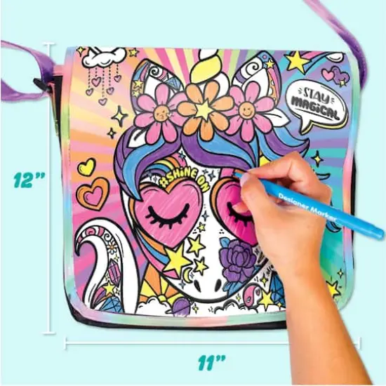 Just My Style&reg; Unicorn Messenger Bag {5}