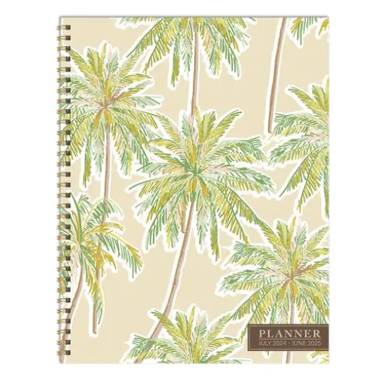 TF Publishing 2024 - 2025 Positano Palms Large Spiral Planner {1}