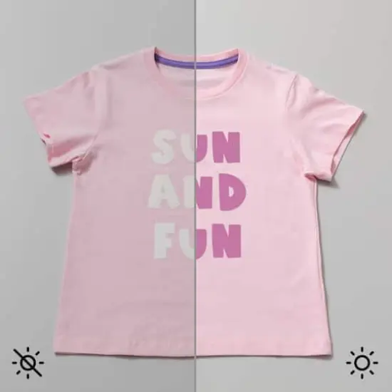 Cricut® UV-Activated Color-Changing Iron-On White/Pastel Red {6}