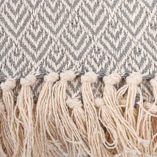 DII&reg; Gray Diamond Throw {5}